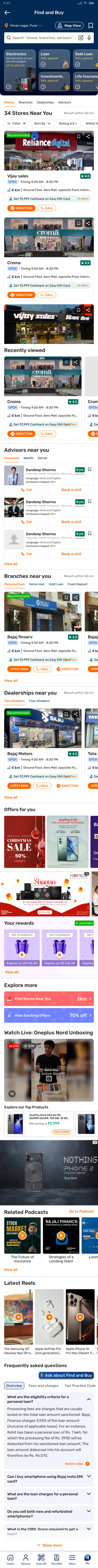 Find and Buy landing